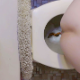 In this voyeuristic clip, a woman takes soft shits into a toilet in 2 consecutive scenes. Poop action and product is easy to see. See movie 17459 for similar content. Presented in 720P HD. About 2.5 minutes.